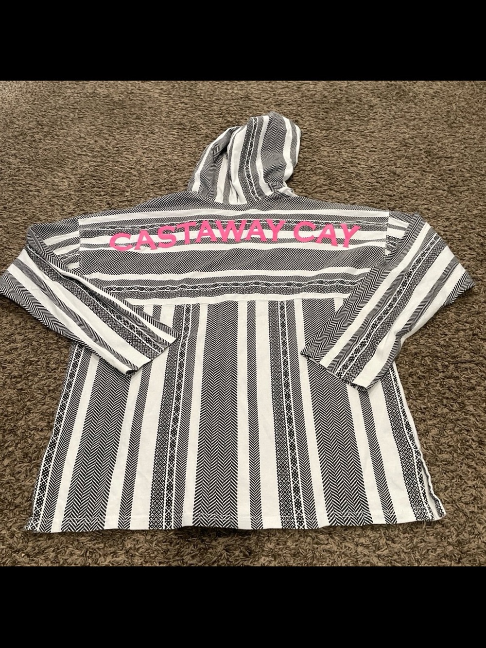 Disney Cruise line castaway cay Boho, hooded spirit jersey adult large